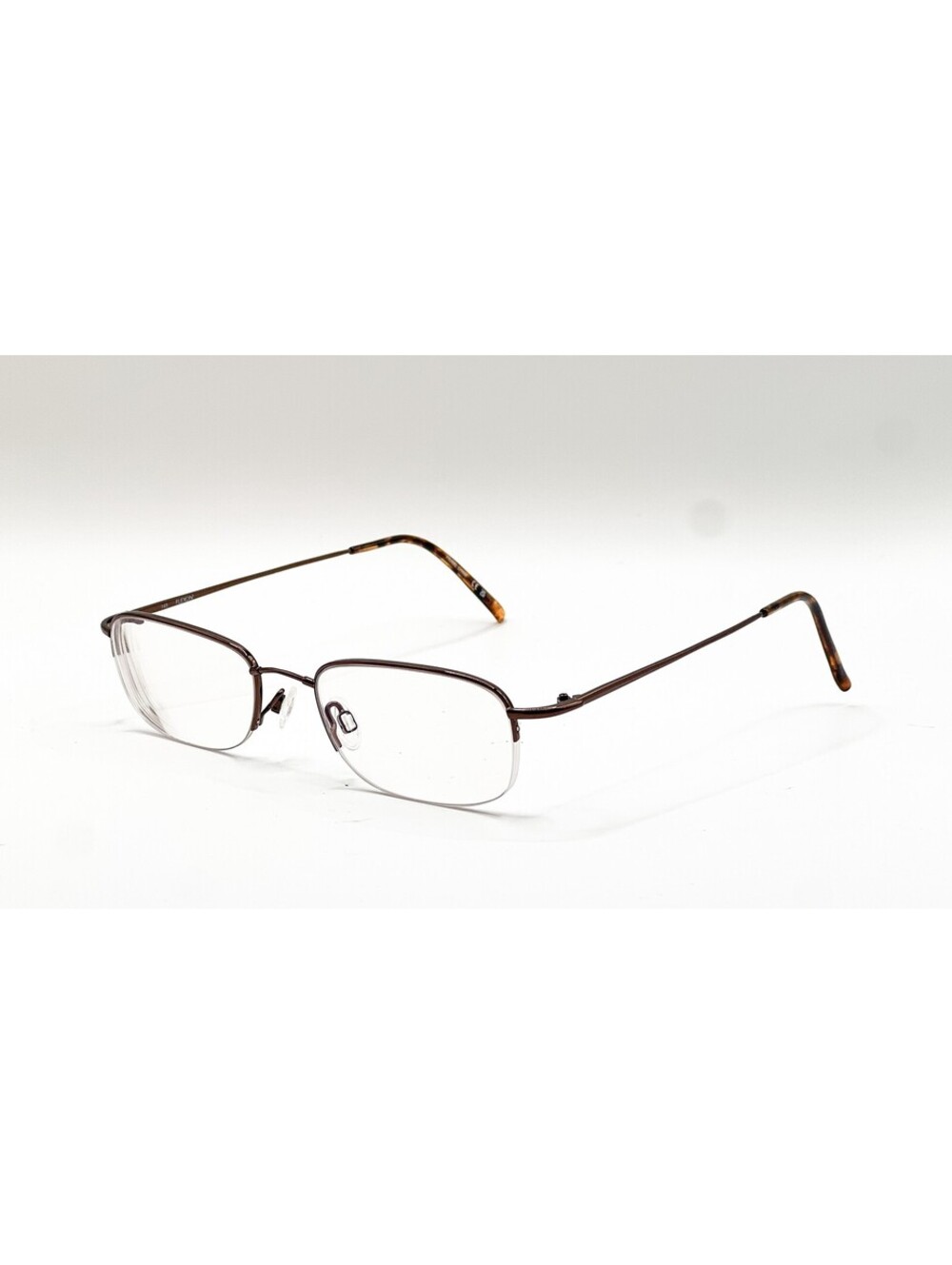 Flexon 606 Coffee Semi Rimless Authentic Eyeglass Frames 54-19-140